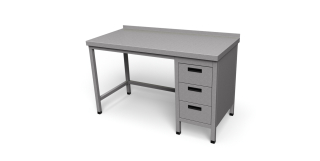 Pracovný stôl so zásuvkami ZS-1